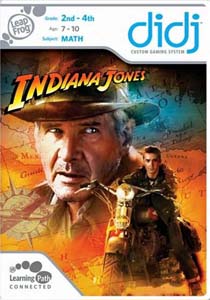 Jaquette de la cartouche Indiana Jones 4 sur Didj de leapfrog